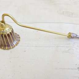 Elegant Metal Candle Snuffer - Flower Designs, 16cm - thumbnail 2