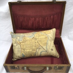 City Of Ottawa Vintage Map Pillow - Free Shipping - thumbnail 2
