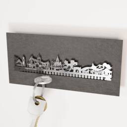 Metz Gift Tube - Exclusive Souvenir With Skyline Silhouette - Stylish, Practical & Elegant Home Accessory For Fans - thumbnail 2