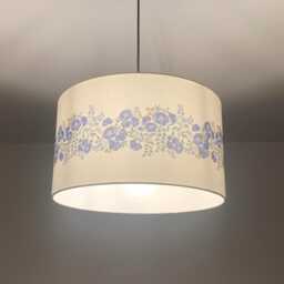 "Lampshade ""Flowers in Blue" - thumbnail 2