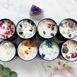 Crystal Candle Gift Soy Christmas For Her Stocking Secret Santa Daughter Sister Friend - thumbnail 2