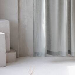 Curtains in Colored Linen. Medium Weight Stonewashed Linen Drapery. Rod Top Pocket Drape. Curtain With Multifuncional Heading Tape - thumbnail 3