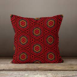 Turkish Kilim Patterned Cushion Cover-Kilim Cushioncase-Turkish Motif Top-Home Decorated Pillow-Gift For Pillow Case - thumbnail 2