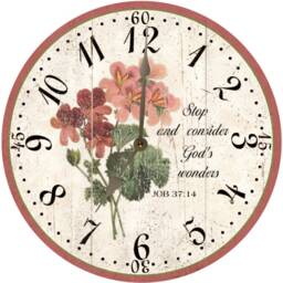 Christian Flower Clock - thumbnail 3