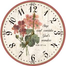 Christian Flower Clock - thumbnail 2