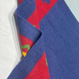 Handmade Flatweave Kilim Rug Royal Blue Two-Tone, Custom Made - thumbnail 3