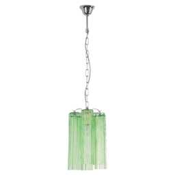Murano Suspension Tronchi ??25 cm - Green Glass Hand-Blown Italy Pendant Lighting - thumbnail 4