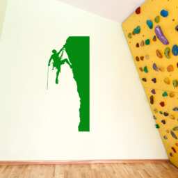 Climber Climbing Man Wall Window Stickers Decals Fun Kids Decor Vinyl A128 - thumbnail 1