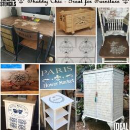 Paris France Stencil Reusable French Furniture & Wall Decor - thumbnail 2