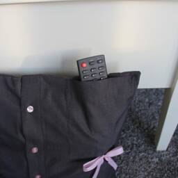 Pillow Cover Grey/Pink - thumbnail 4
