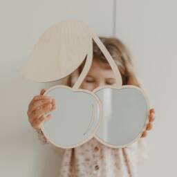 Cherry Shatterproof Mirror - Perfect Gift For Bedroom & Nursery Fruit - thumbnail 1