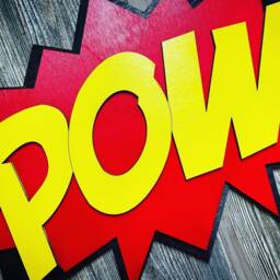 Large Comic Book Pow Quote Wall Art/Plaque - thumbnail 3