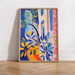 Contemporary Abstract Art Poster - Matisse Inspired, Ideal For New Home Gift - thumbnail 1