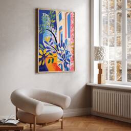 Contemporary Abstract Art Poster - Matisse Inspired, Ideal For New Home Gift - thumbnail 3