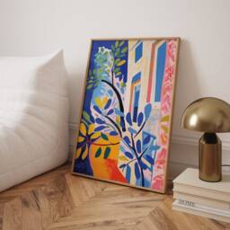 Contemporary Abstract Art Poster - Matisse Inspired, Ideal For New Home Gift - thumbnail 2