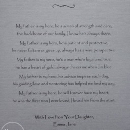 Personalized Poem For Dad - Distressed Picture Frame, Father's Day Gift - thumbnail 3