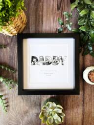 Personalised Daddy Photo Word Art Frame - Gift For Dad First Fathers Day Keepsake - thumbnail 1