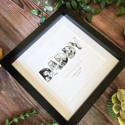 Personalised Daddy Photo Word Art Frame - Gift For Dad First Fathers Day Keepsake - thumbnail 2
