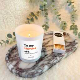 Personalised 30Th Birthday Gift For Her, in My Thirties Era Candle, Funny Present Best Friend - thumbnail 3