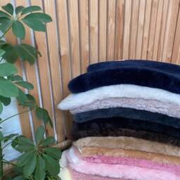 Shearling Sheepskin , Short Wool Rugs, Upholstery Material, Shearling Amazing Gift - thumbnail 2