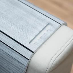 Wooden Sofa Arm Tray Table Couch Bedside Wood Coaster Coffee Cup Foldable Protector Mat Tv Chair Armrest Caddy End Tables Trays Vintage - thumbnail 3