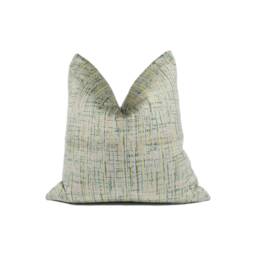 Romo - Santo Jade Luxurious Soft Plush Textural Pattern Velvet Cushion Cover Handmade Throw Pillow Designer Home D??cor - thumbnail 1