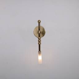 Modern Gold Wall Sconce , Lighting - Blackened Brass Lamp Vanity Light Fixture, Sconce, Lamp - thumbnail 2