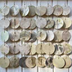 Ceramic Wall Hanging, Neutral Glazed Tones & Textures, Home Decor, Unique, Statement Artwork - thumbnail 2
