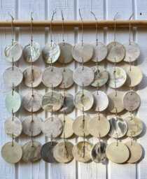 Ceramic Wall Hanging, Neutral Glazed Tones & Textures, Home Decor, Unique, Statement Artwork