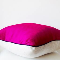 Pink Velvet Pillow, Cushion, Hot Navy Emerald Green Pillows - thumbnail 2