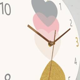 Kids Wall Clock, Nursery Childrens Silent Decor - thumbnail 2