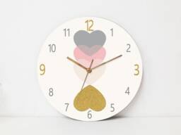 Kids Wall Clock, Nursery Childrens Silent Decor - thumbnail 1