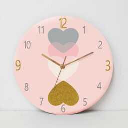 Kids Wall Clock, Nursery Childrens Silent Decor - thumbnail 4