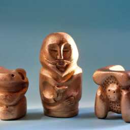 Sculpture Golden Idol - thumbnail 4