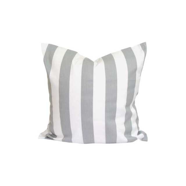 Gray Pillow Cover Sale, Stripe Cover, Grey Covers For 20x20, 16x16, 18x18 Pillows, All Sizes - image 1