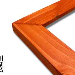 11x14 Picture Frame Orange Photo Modern Gift Contemporary Wall Decor 14x11 Wood - thumbnail 2