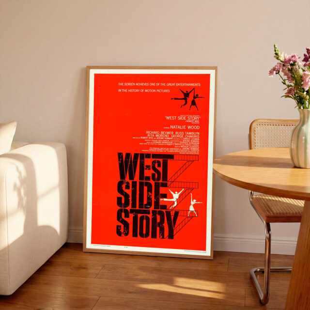 West Side Story Movie Poster Vintage Cinema Style Print - image 1