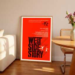 West Side Story Movie Poster Vintage Cinema Style Print - thumbnail 1