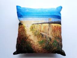 Beach Cushion - Small Cushions Beach-Theme Home Decor Living Room Decorative Coastal Seaside - thumbnail 1