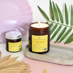 Lemon Sorbet Hand Poured Coconut Wax Candle - 2 Size Options - thumbnail 1