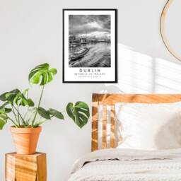 Dublin Ireland Art Print Minimalist Travel Decor - thumbnail 2