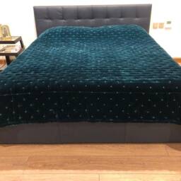 Luxury Starry Silk Velvet Quilt - Coverlet & Glamour Bedspread Handmade Vietnam Comforter, Duvet & Throw - thumbnail 2
