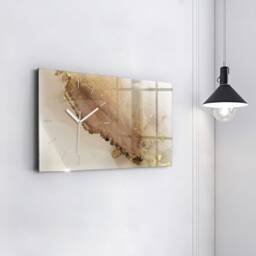 Abstract Glass Wall Clock Modern Art Decor - thumbnail 3