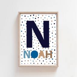 Set Of 2 Boys Nursery Prints, Bedroom Decor, Wall Art, Playroom Print, Toddler - thumbnail 3