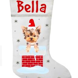 Yorkshire Terrier Christmas Stocking - thumbnail 3