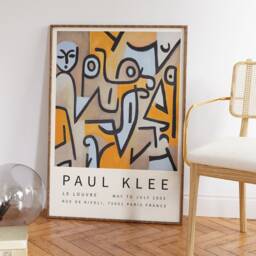 Paul Klee Exhibition Poster, Young Moe, Art Print, Abstract Surrealist Art, Modernism, Cubism, Gift, A1/A2/A3/A4 - thumbnail 2