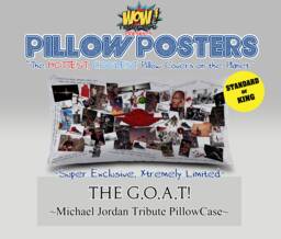 Pillow Posters The G.o.a.t Michael Jordan Tribute Pillowcase Ver.1 - thumbnail 1