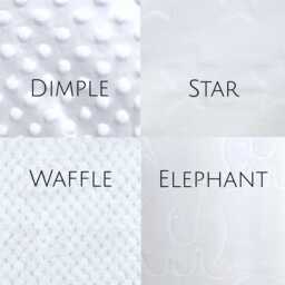 Personalised Baby Swaddle Wrap, Moon & Stars, Pink, Blue, Grey Or White, Soft Fluffy, Embroidered With Any Name - thumbnail 3