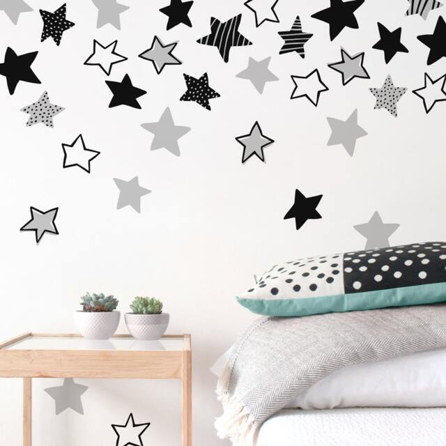 Contrast Stars - Peel-And-Stick Wall Decals Mej - image 1