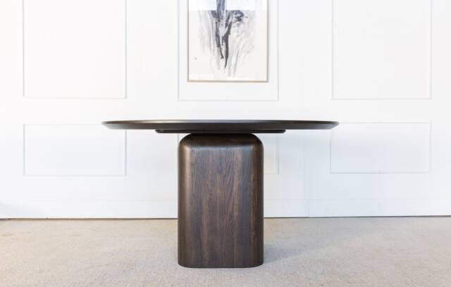 Round Dining Table - Modern Room Kitchen - image 1